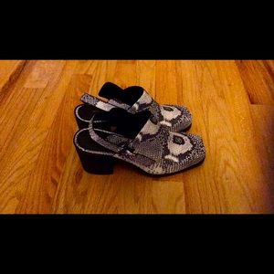 NWT Intentionally Blank Honcho Slingback Mule